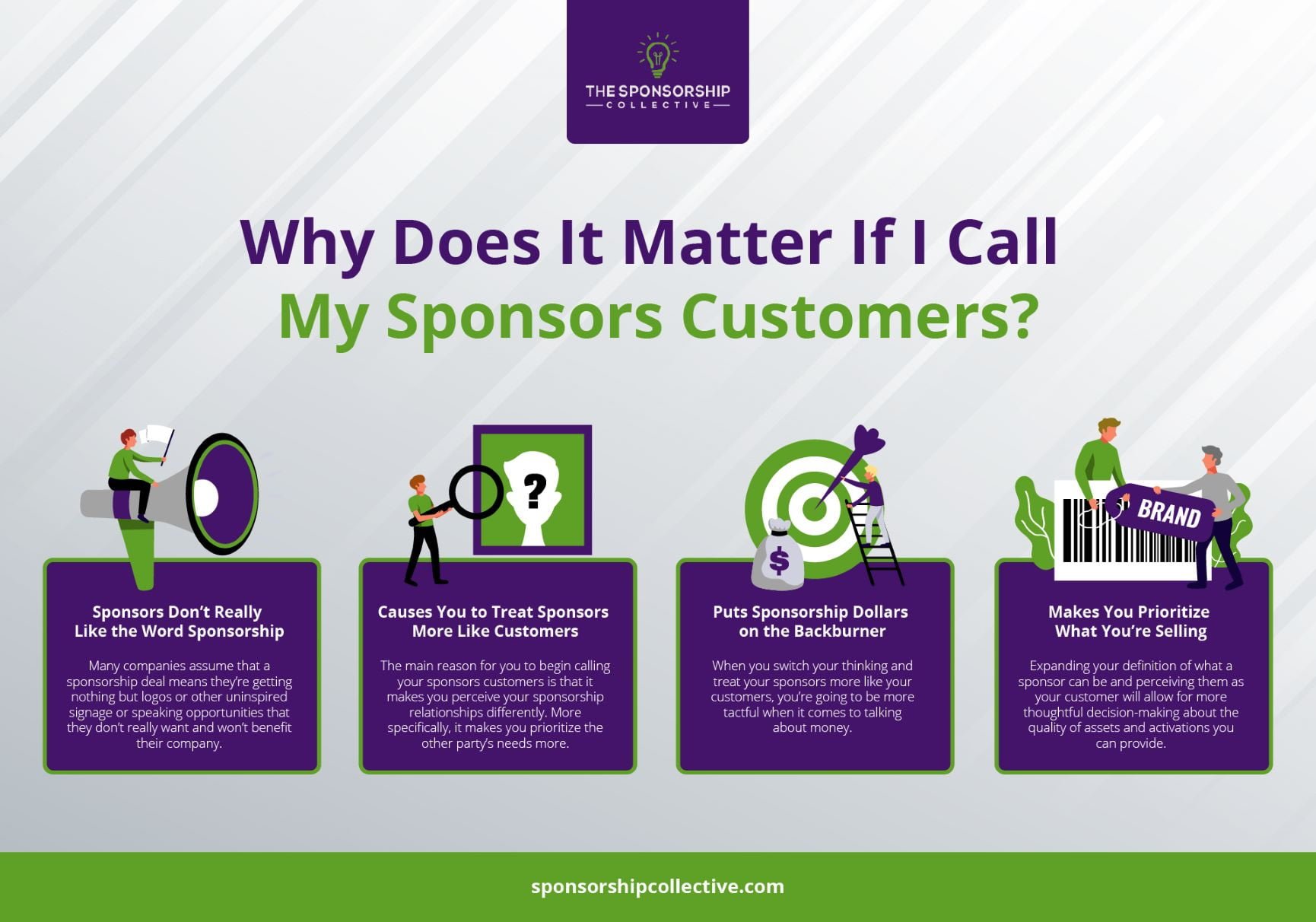 Why Does It Matter If I Call My Sponsors Customers